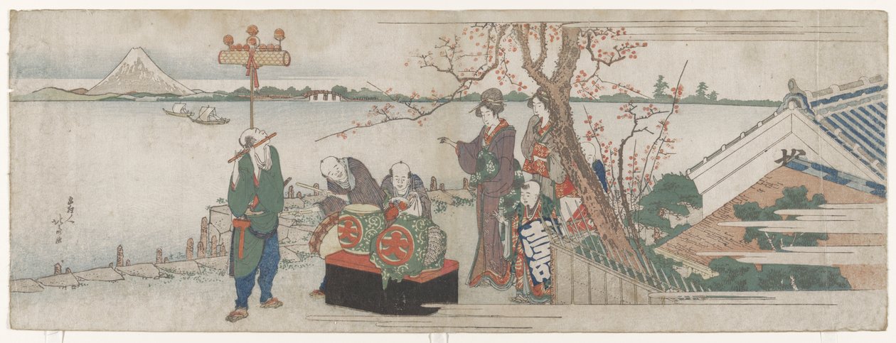 Daikagura-Darsteller von Katsushika Hokusai