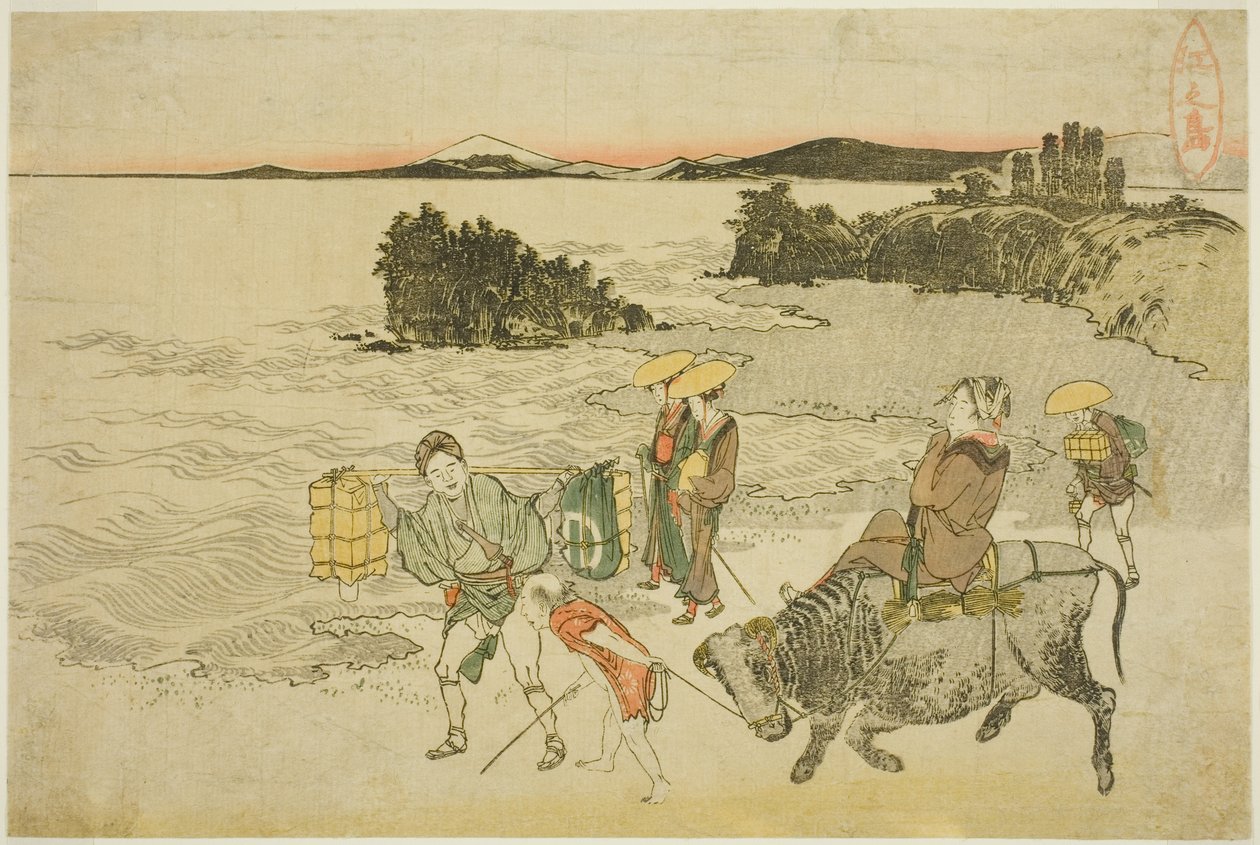 Enoshima von Katsushika Hokusai