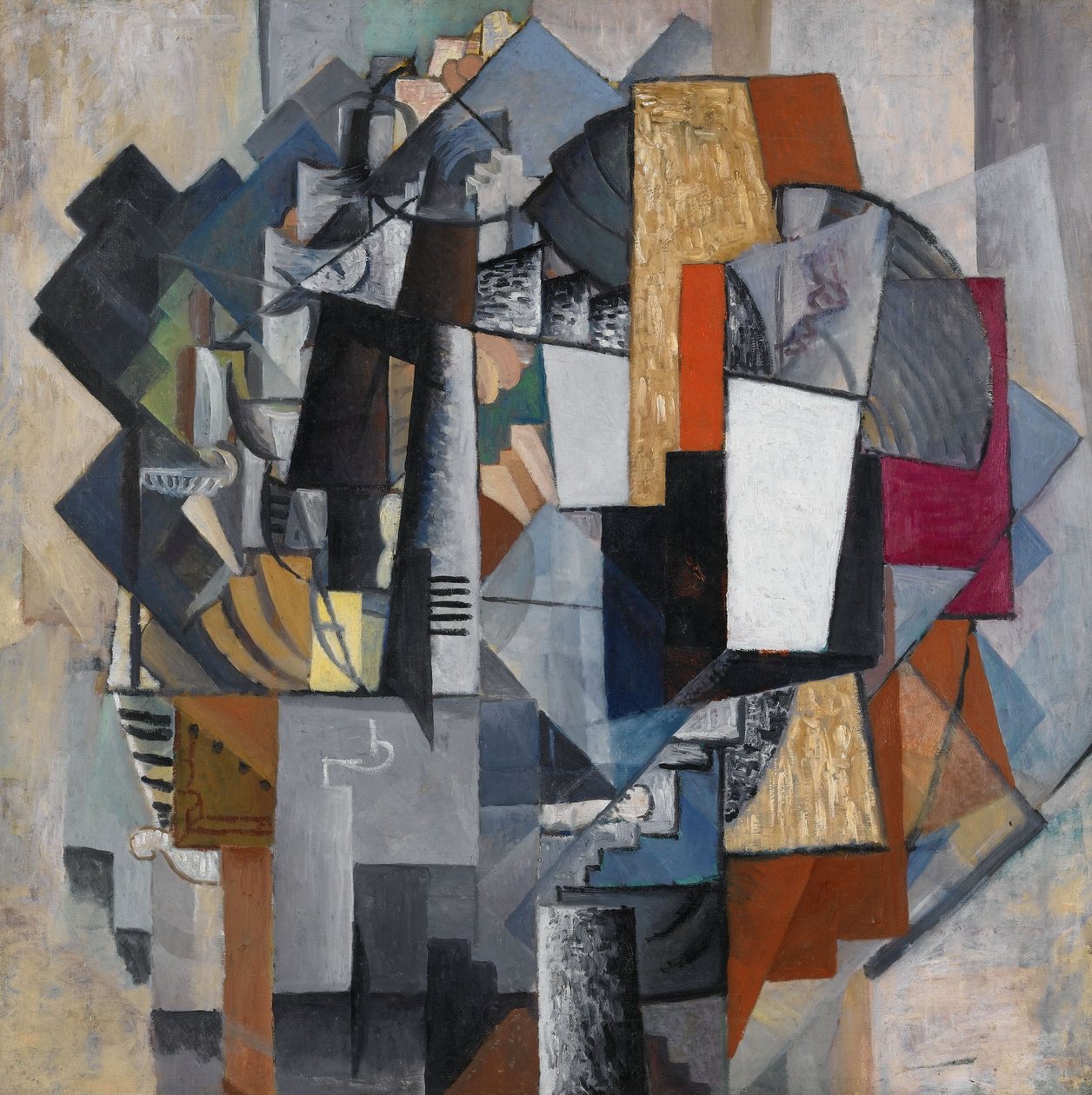 Büro und Zimmer von Kazimir Severinovich Malevich