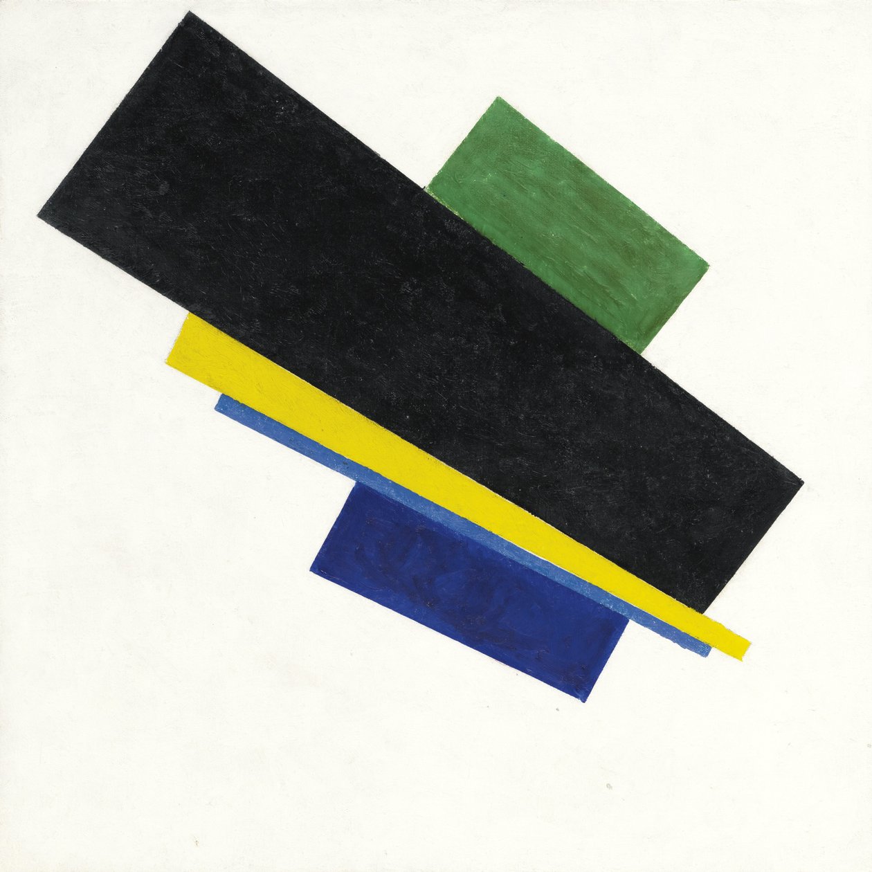 Suprematismus, 18. Konstruktion, 1915 von Kazimir Severinovich Malevich