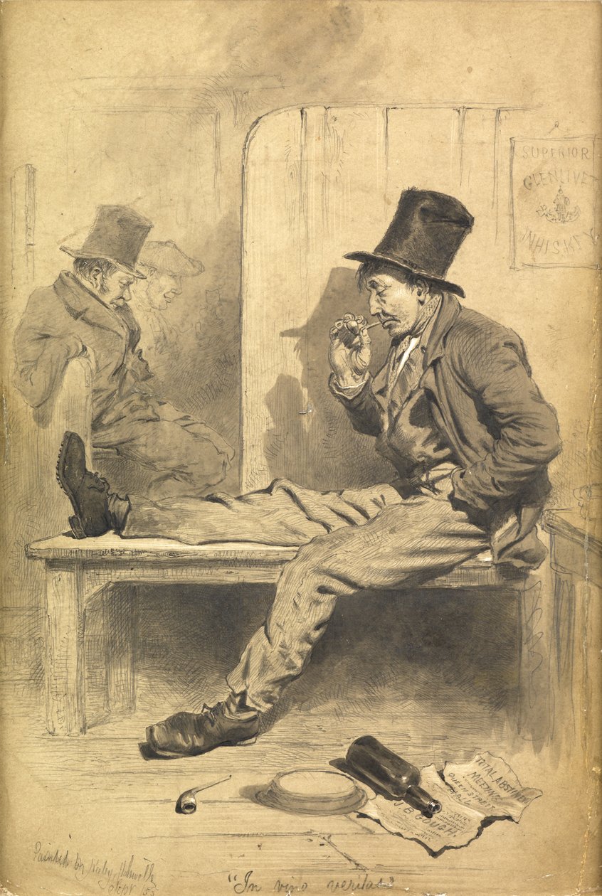 In Vino Veritas, 1855 von Keeley Halswelle