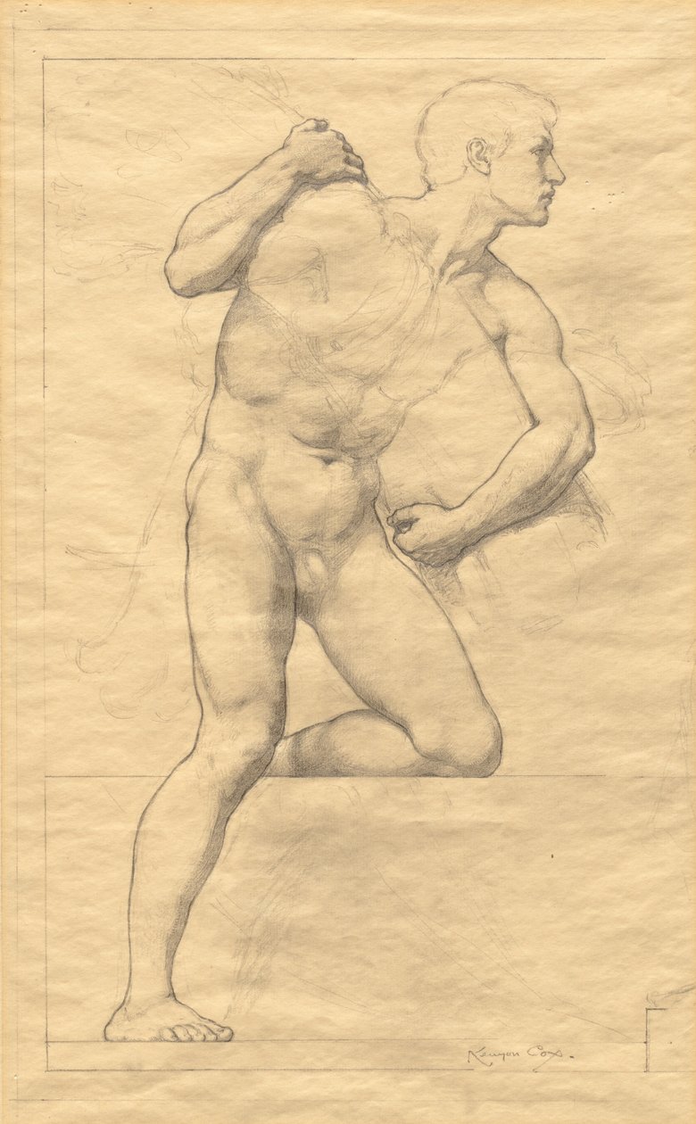 Skizze von Kenyon Cox