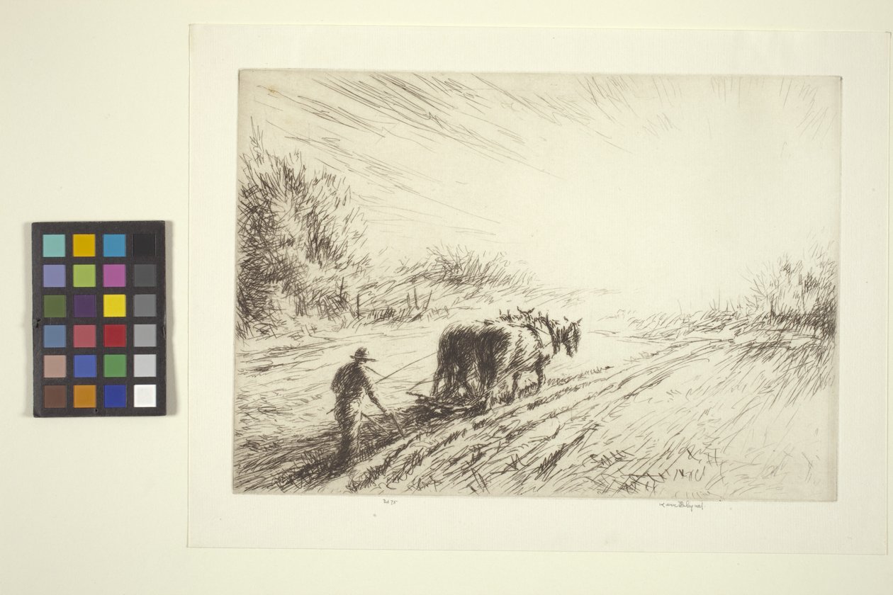 Frühes Pflügen (Frühling) von Kerr Eby