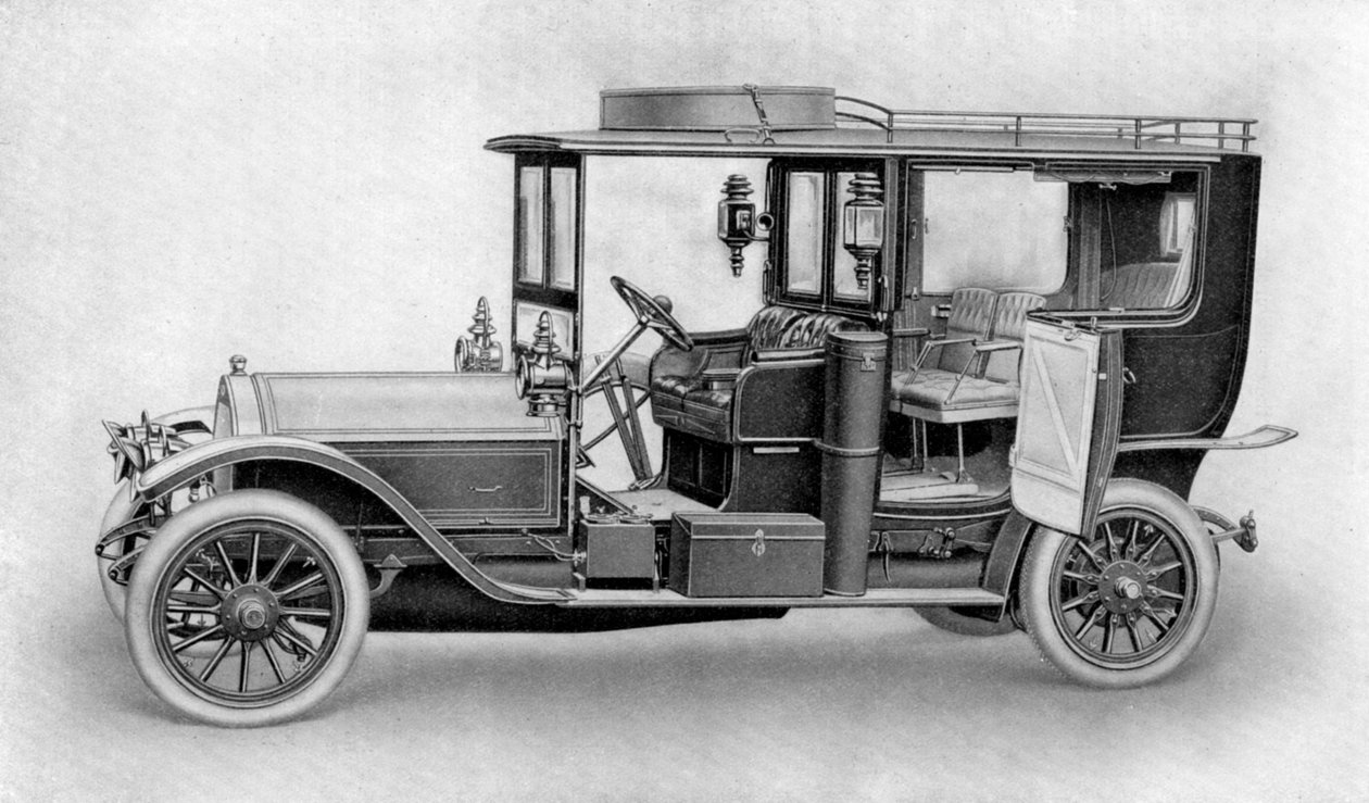 Zeichnung eines Autos, 1911-1912 von Kilmsch and Co.
