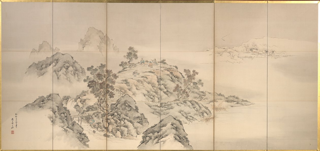 Am Wasser genießen von Kishi Gantai