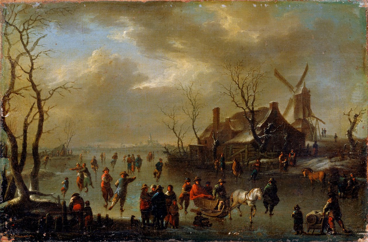 Winterlandschaft, 17. Jahrhundert von Klaes Molenaer