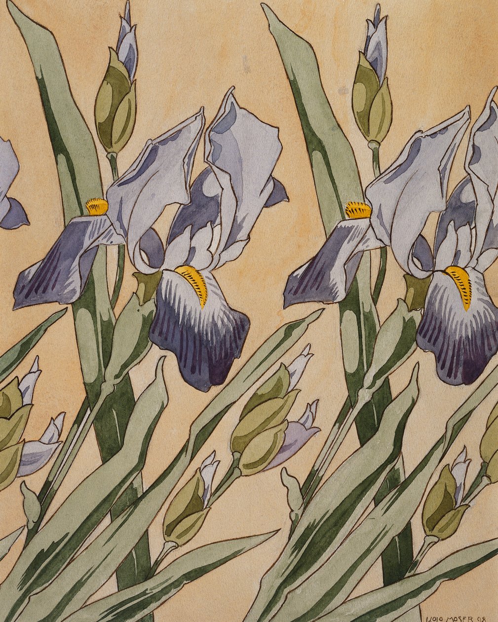 Iris, 1898 von Koloman Moser