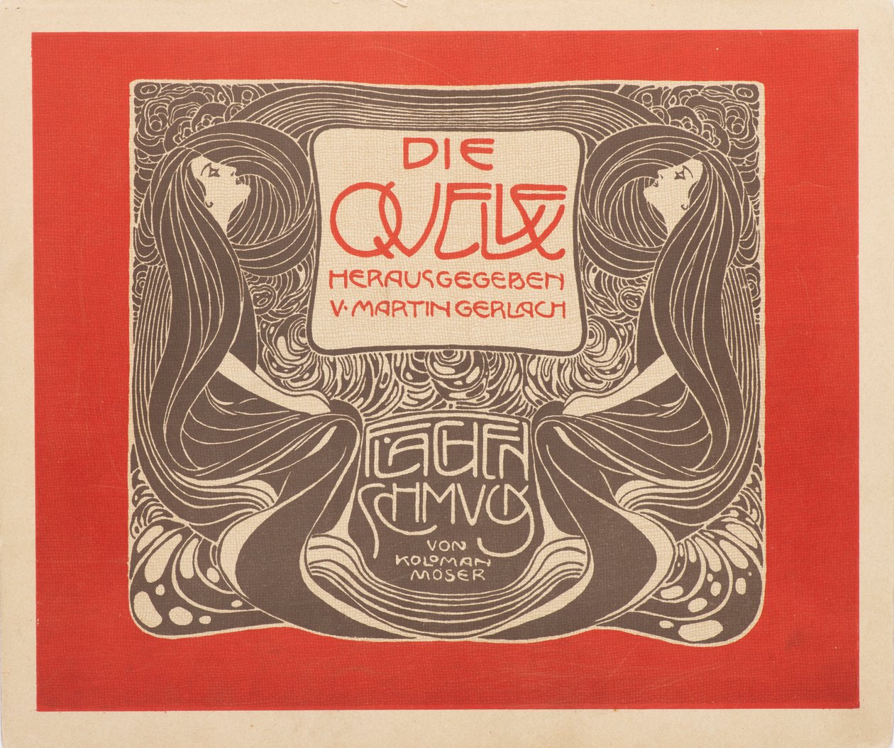 Die Quelle, 1901 von Koloman Moser