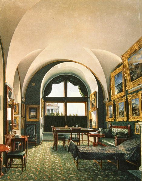 Innenansicht des Winterpalastes, St. Petersburg von Konstantin Andreyevich Ukhtomsky