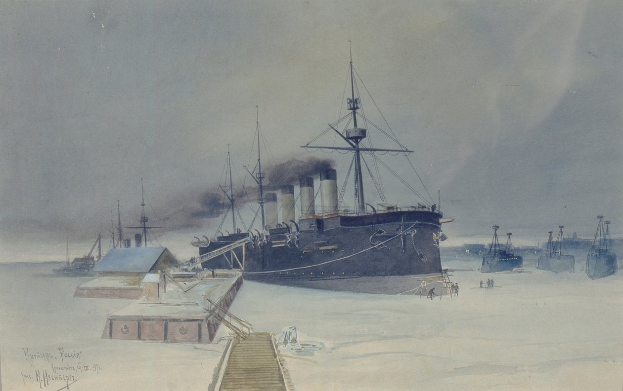 Gepanzerter Kreuzer Rossia, 1897 von Konstantin Vasilyevich Isenberg