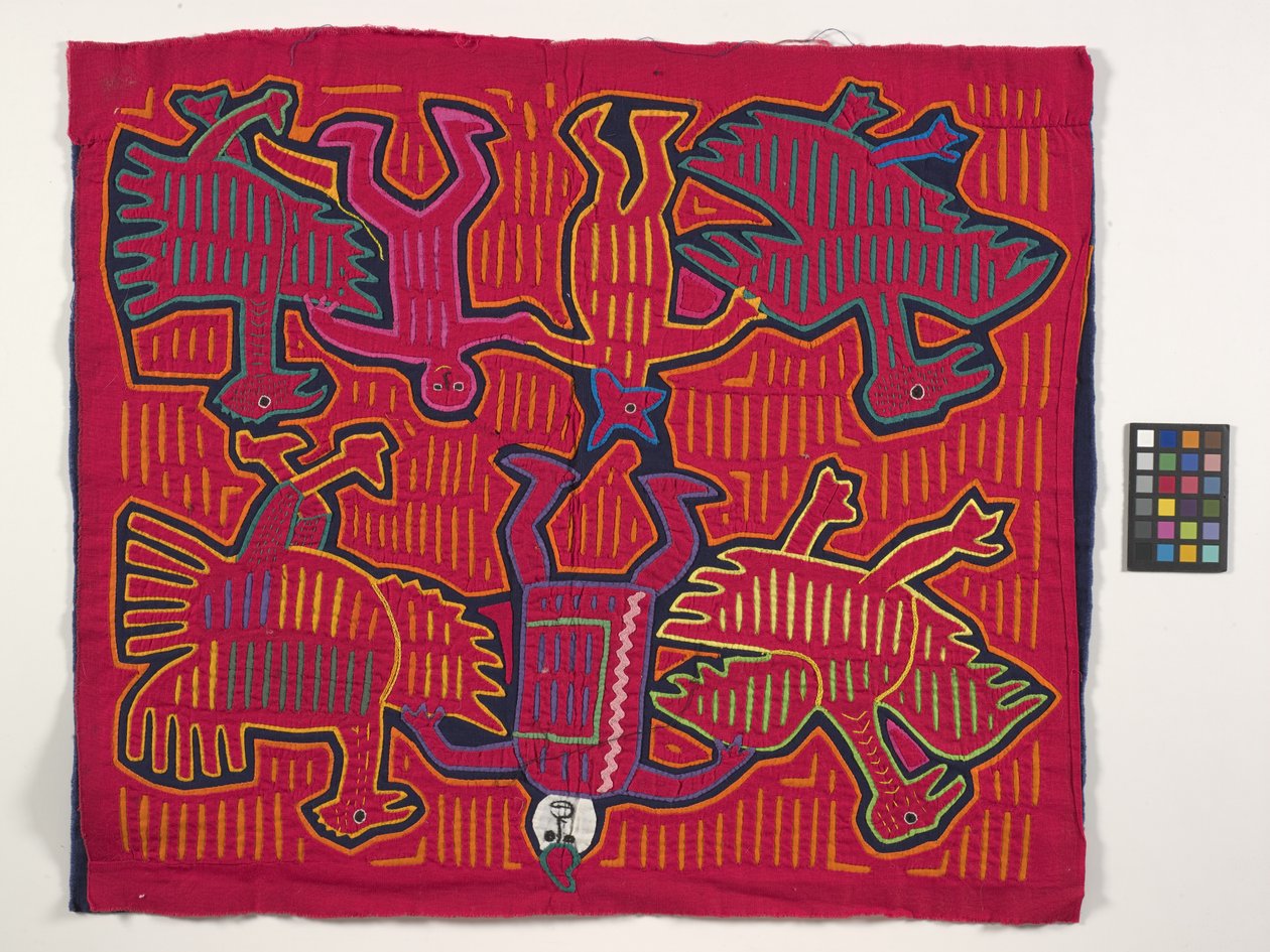 Hemdtafel (Mola) von Kuna Indian Culture