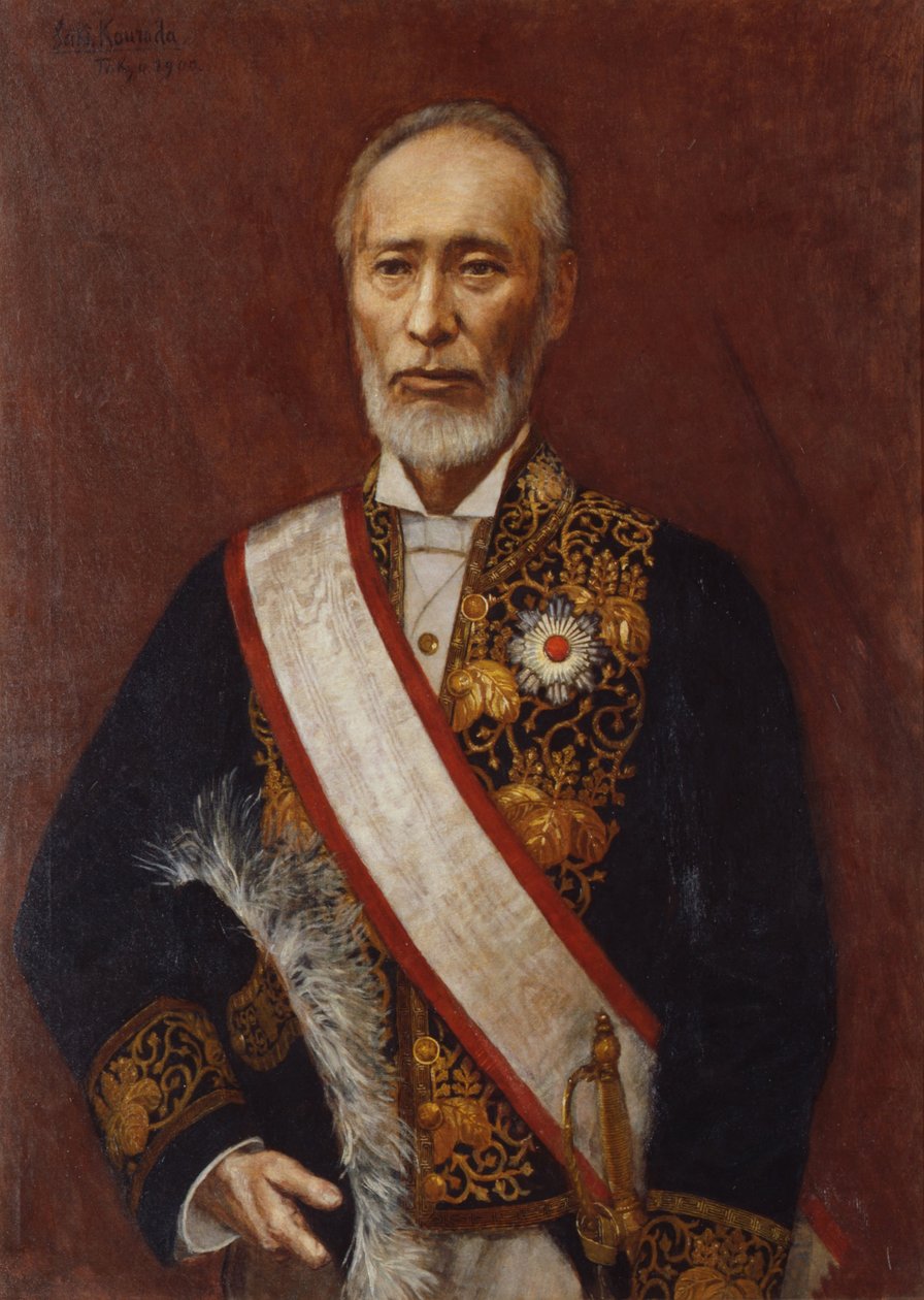 Porträt von Terajima Munenori von Kuroda Seiki