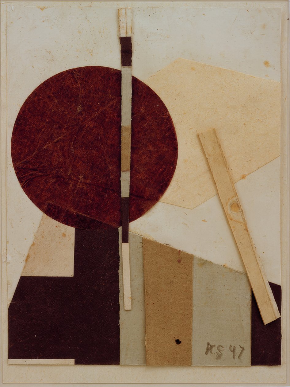 Kreisförmig-eckig von Kurt Schwitters