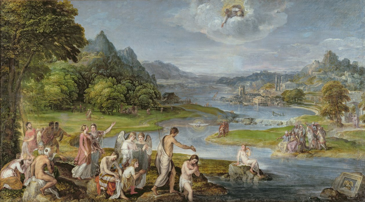 Die Taufe Christi von Lambert Sustris