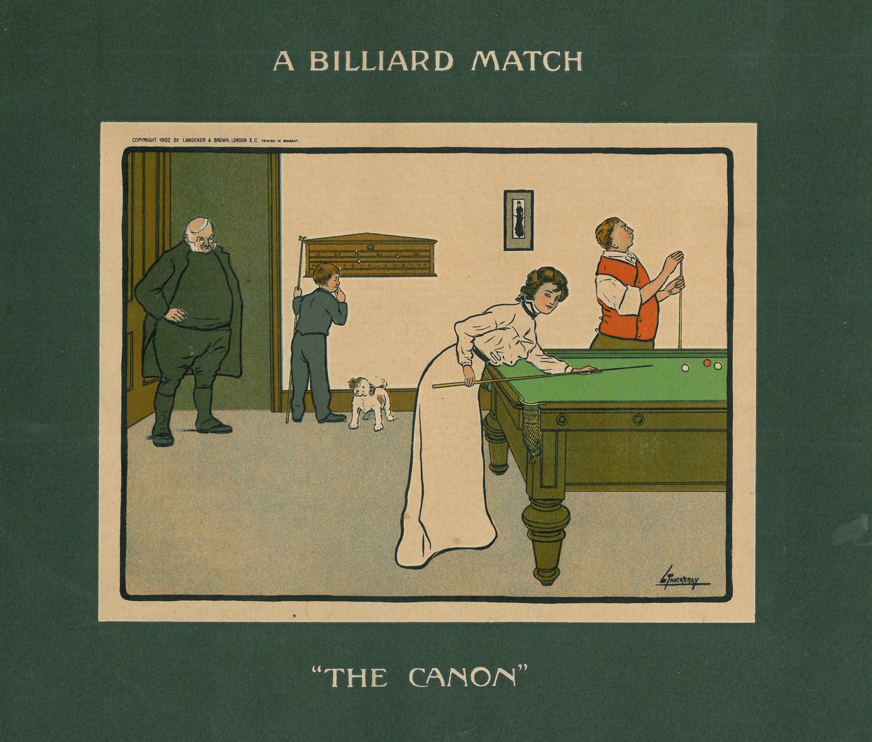 Ein Billardspiel - Der Kanon von Lance Thackeray