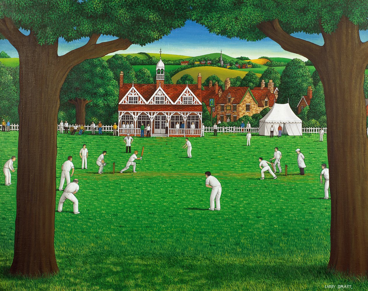 Das Cricketspiel, 1987 von Larry Smart