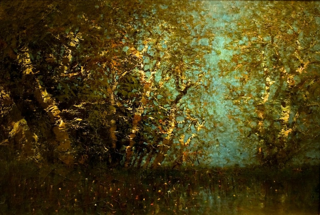 Birkenwald von Laszlo Mednyanszky
