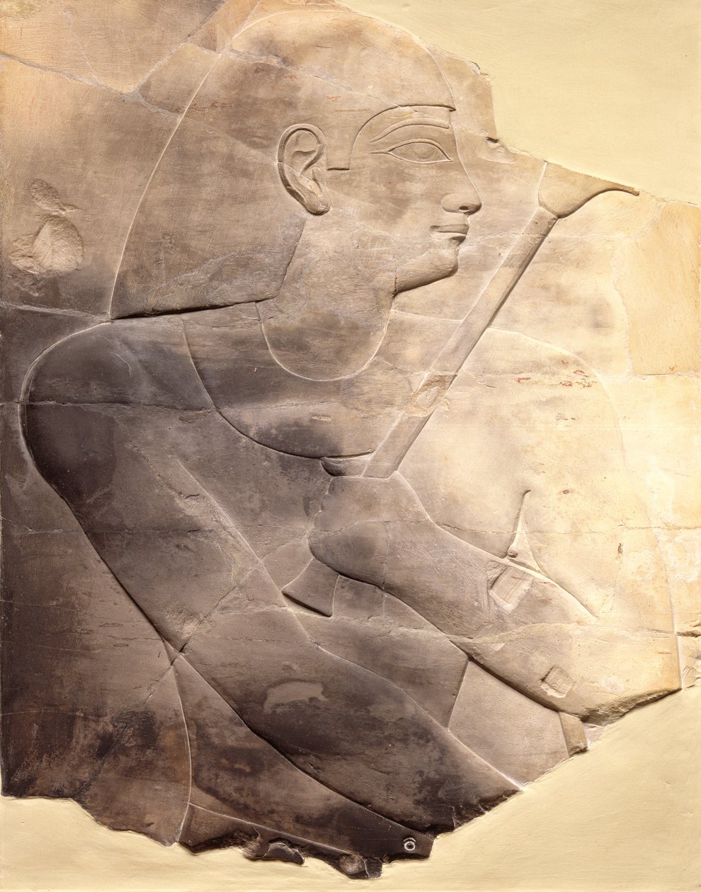 Relief eines hohen Beamten, möglicherweise aus Theben, ca. 670-650 v. Chr. von Late Period Egyptian