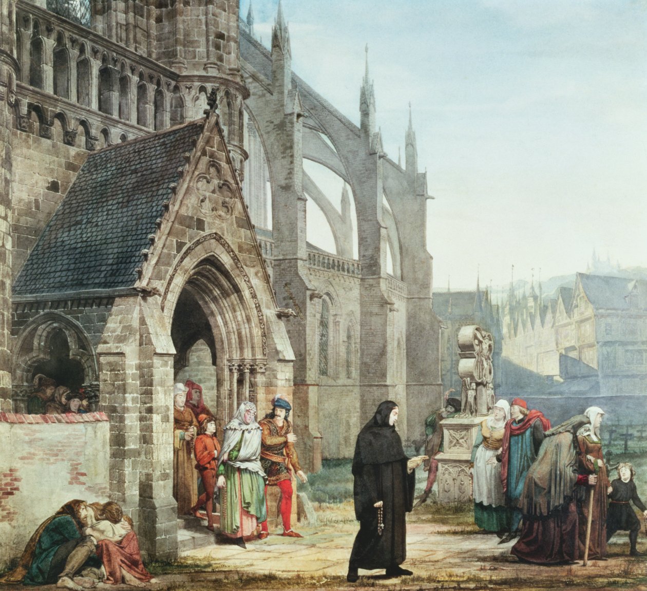 Faust und Marguerite, 1857 von Lawrence Alma Tadema