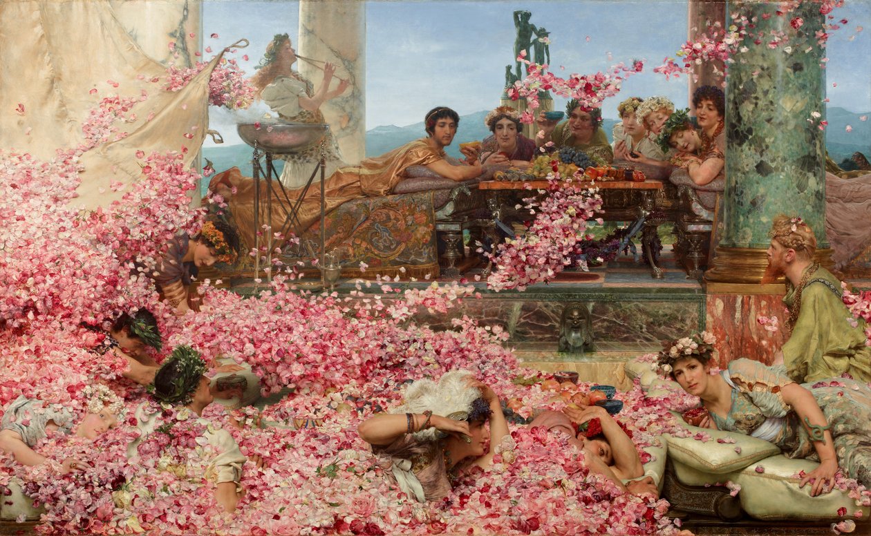 Die Rosen des Heliogabalus von Lawrence Alma Tadema
