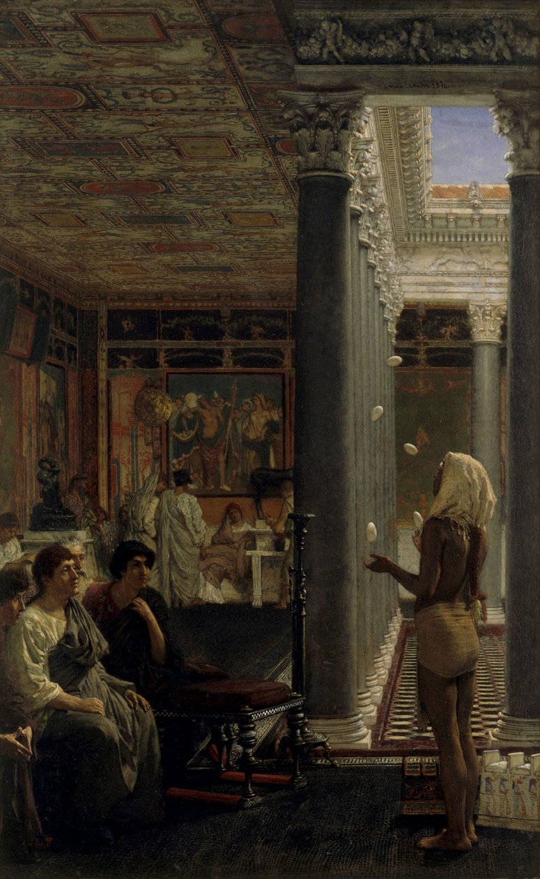 Ein Jongleur von Lawrence Alma Tadema