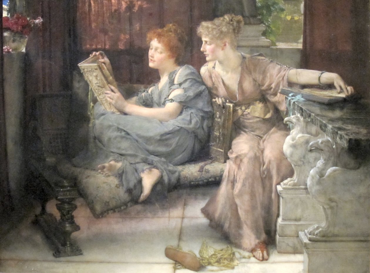 Vergleich von Lawrence Alma Tadema