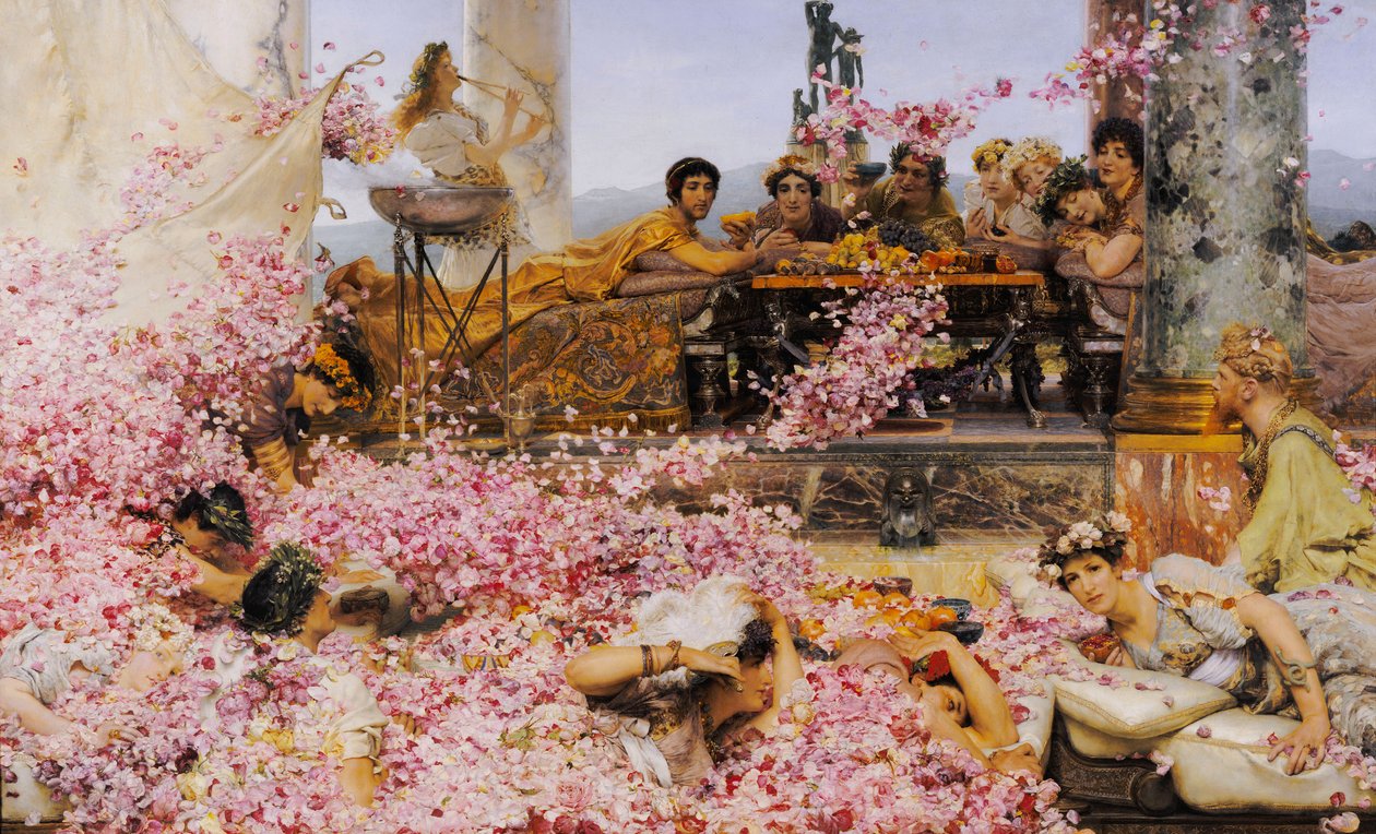 Die Rosen des Heliogabalus von Lawrence Alma Tadema