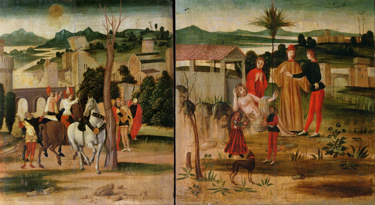 Josua an den Mauern von Jericho von Lazzaro Bastiani