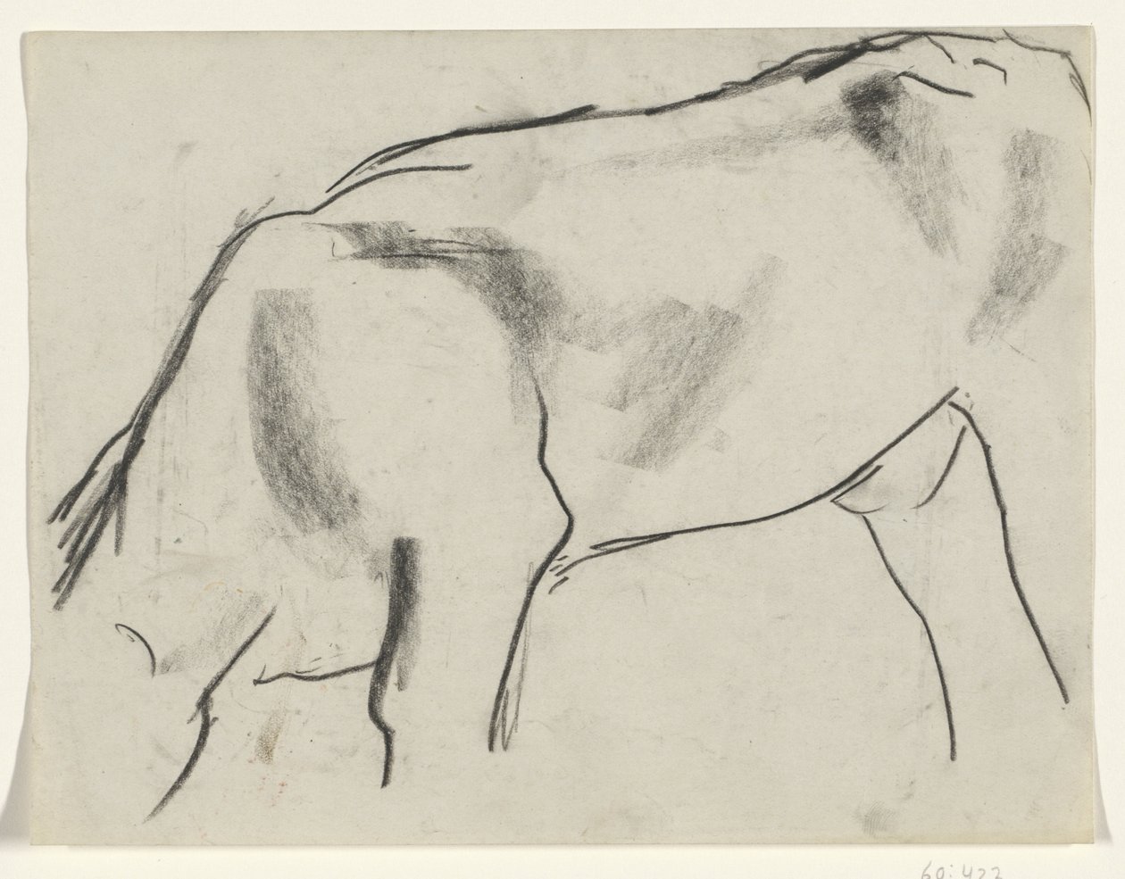 Weidende Kuh von Leo Gestel