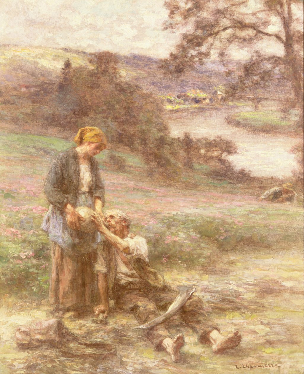 Die Ruhe des Schnitters von Leon Augustin Lhermitte
