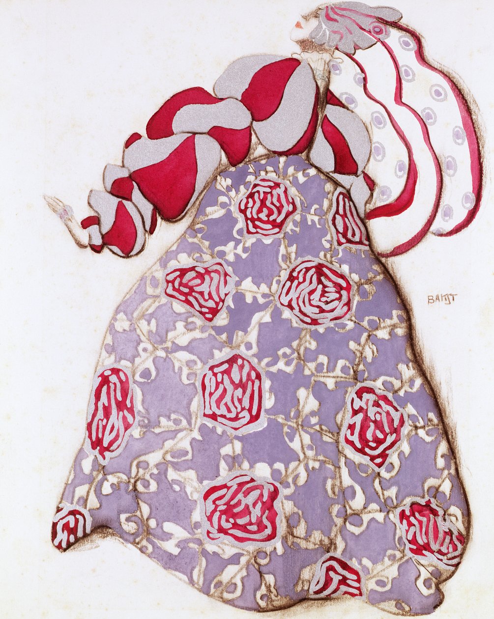 Kostümentwurf für das Ballett La Légende de Joseph, 1914 von Leon Bakst