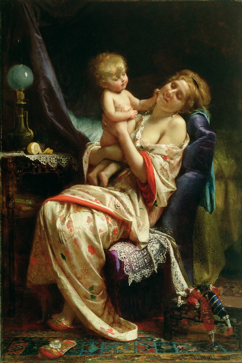 Mutterschaft, 1873 von Leon Bazile Perrault