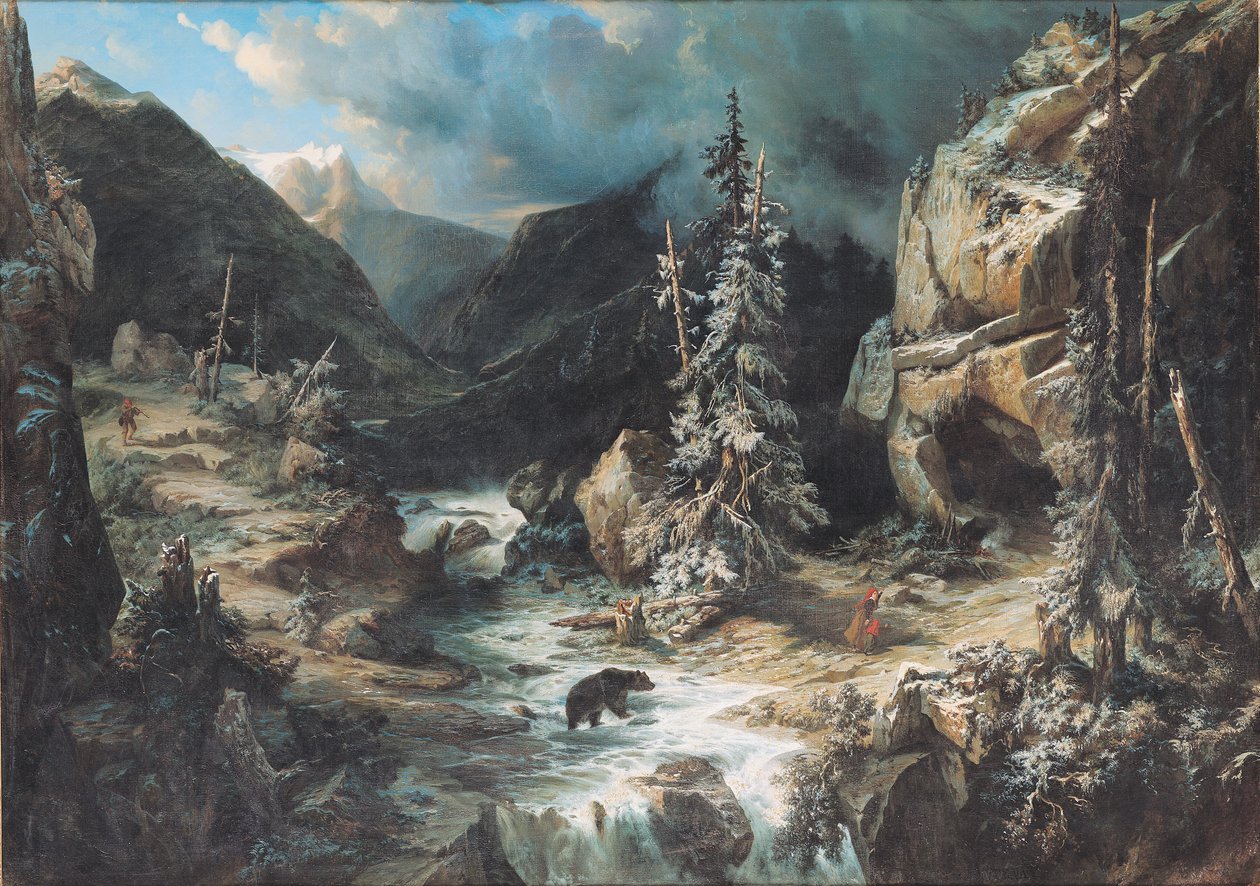 Die Route nach Maladetta von Leonard Alexis Dalige de Fontenay