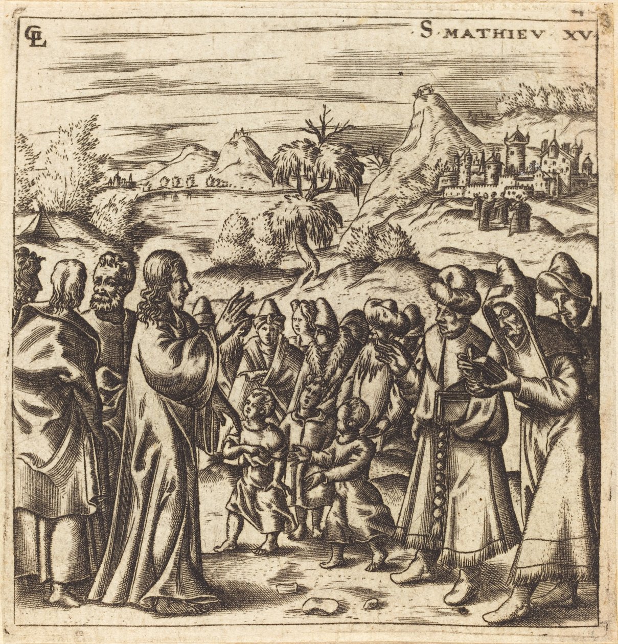 Christus tadelt die Schriftgelehrten und Pharisäer von Leonard Gaultier