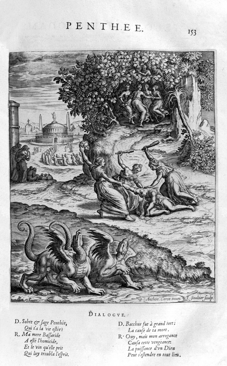 Pentheus, 1615 von Leonard Gaultier