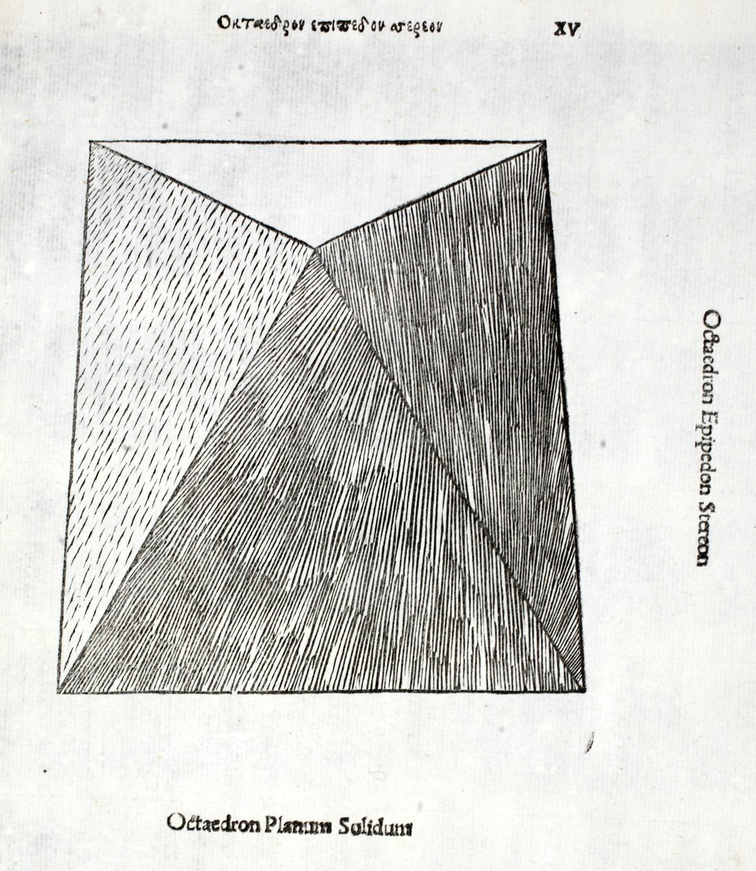 Octocedron planum solidum, Illustration aus 