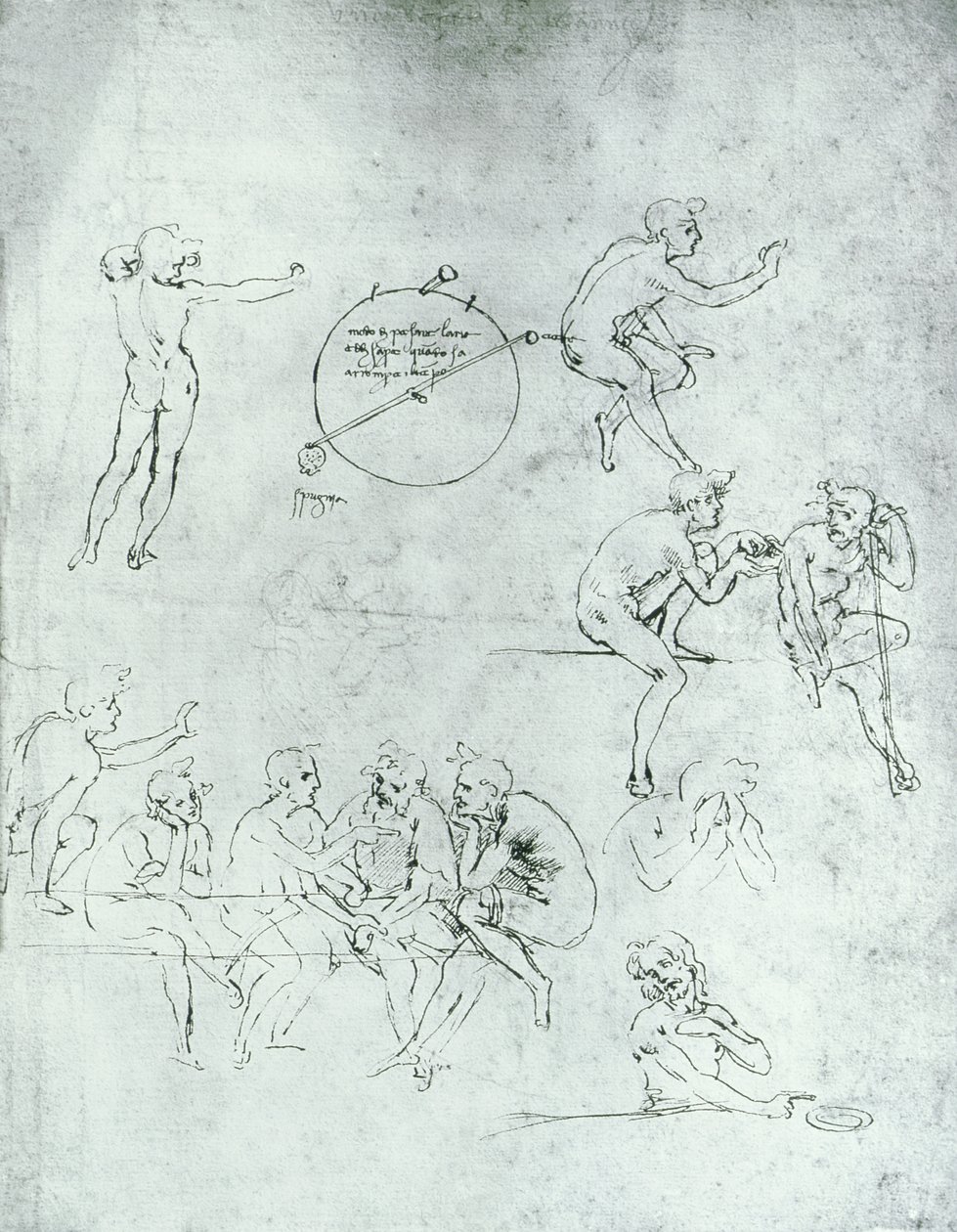 Studie von Figuren für 