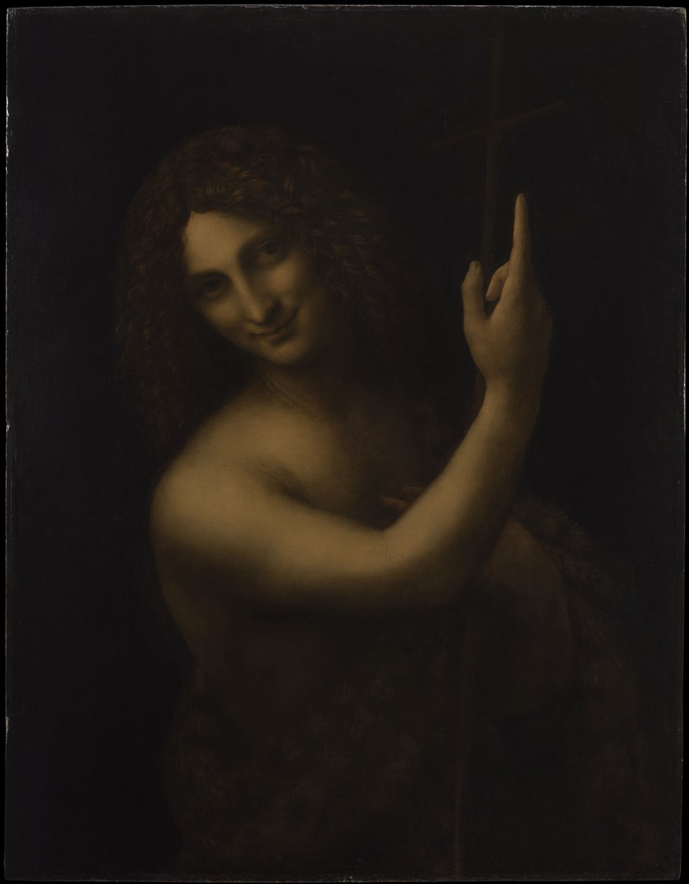 Johannes der Täufer, 1513-1516 von Leonardo da Vinci