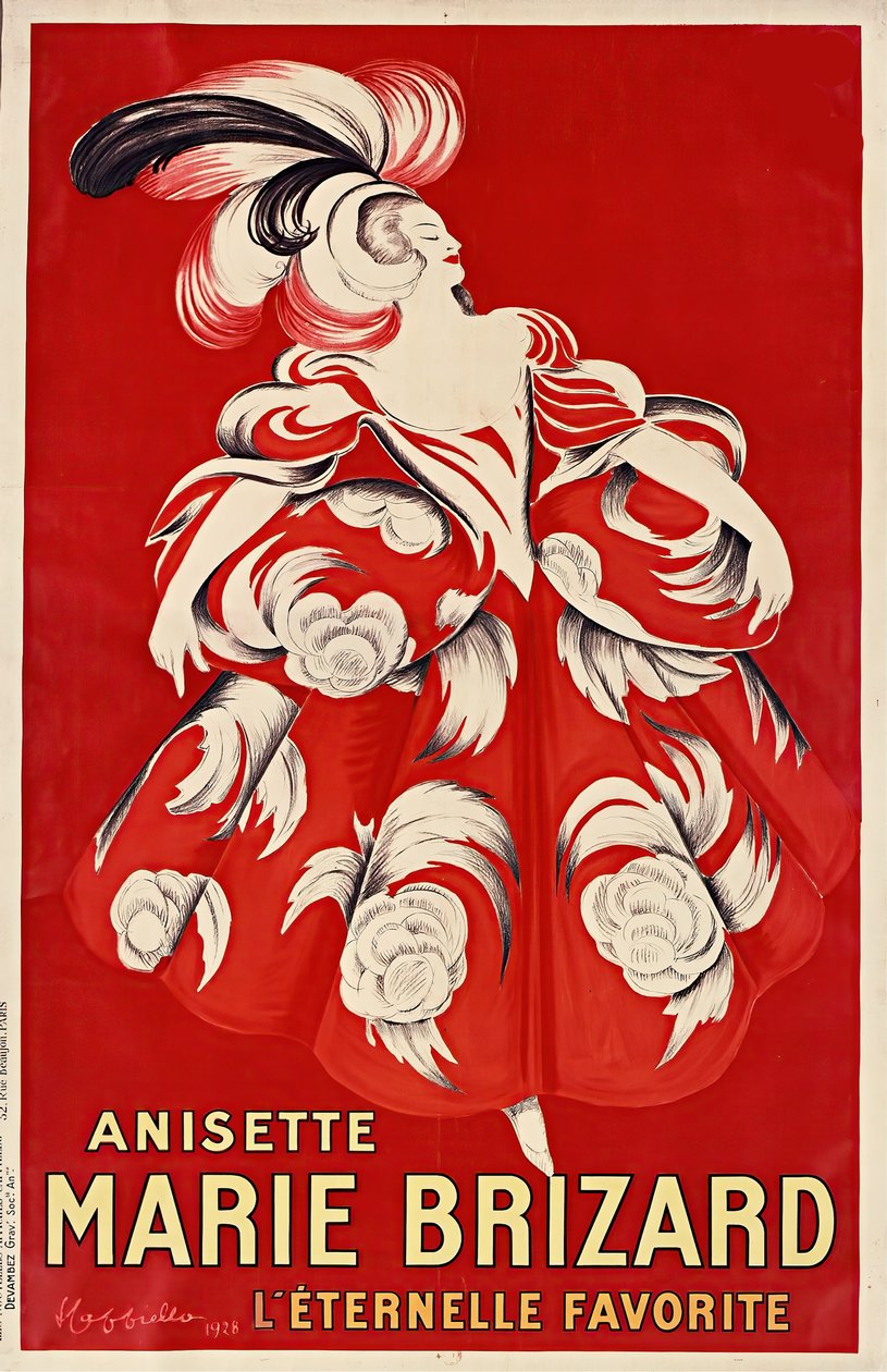 Anisette Marie Brizard, 1928 von Leonetto Cappiello