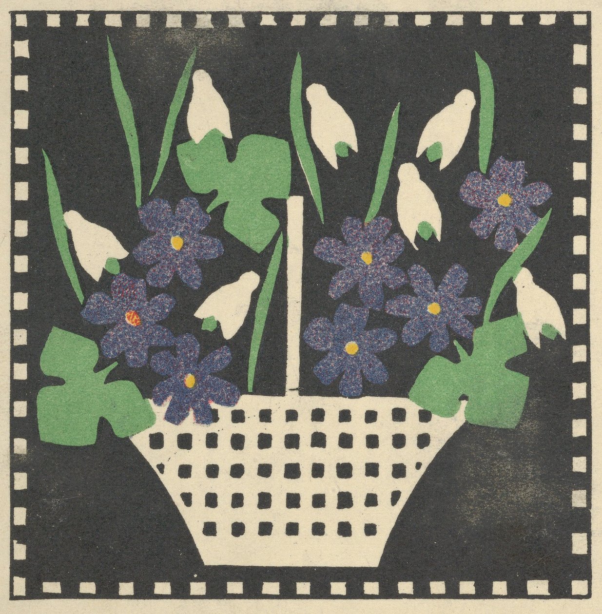 Blumenkorb, 1907 von Leopoldine Kolbe