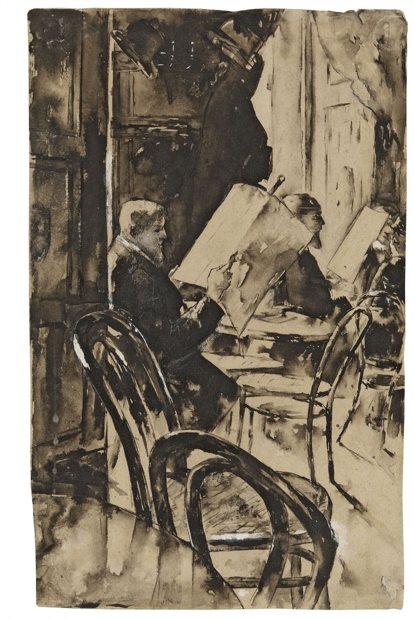 Im Café Bauern von Lesser Ury