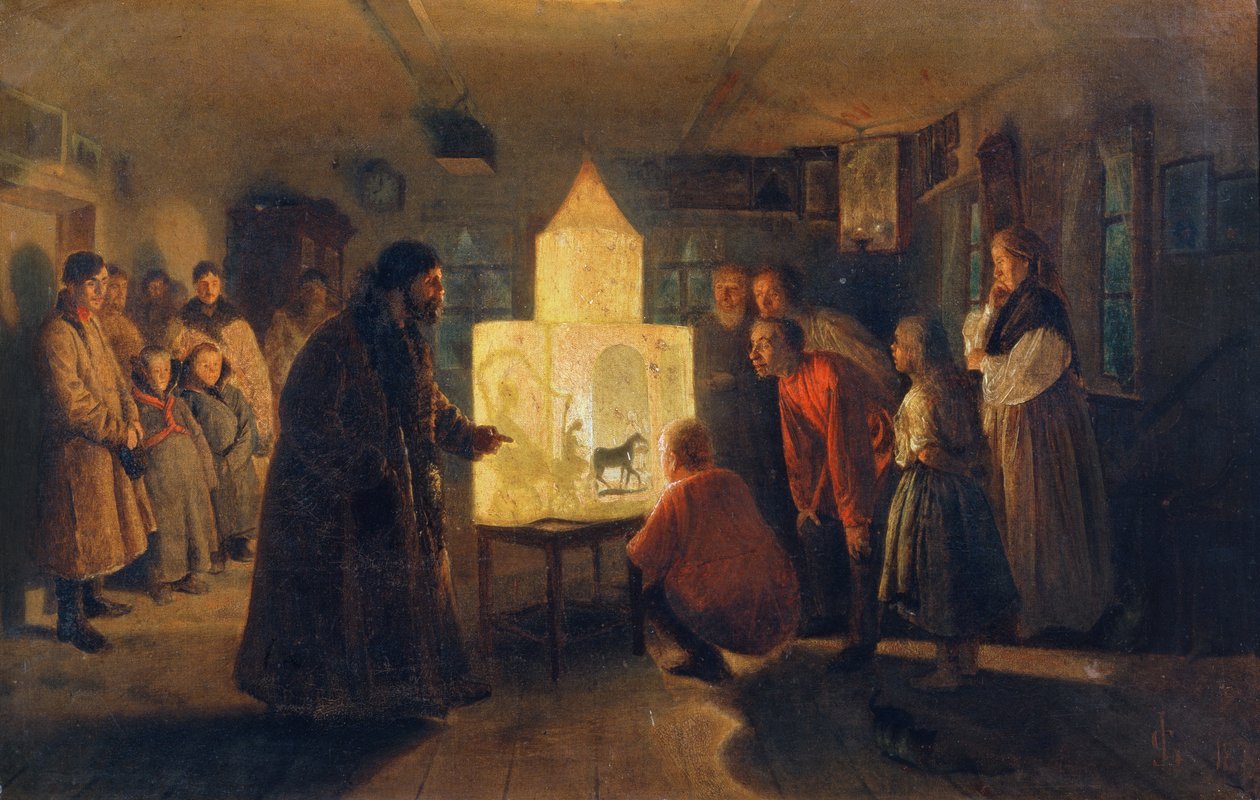 Die Zauberlaterne, 1876 von Lev Grigoryevich Solovyev