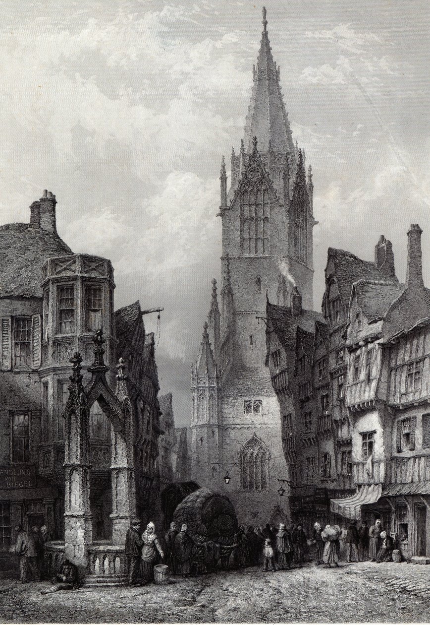Reutlingen, graviert von J.J. Crew, gedruckt von Cassell und Company Ltd. von Lewis John Wood