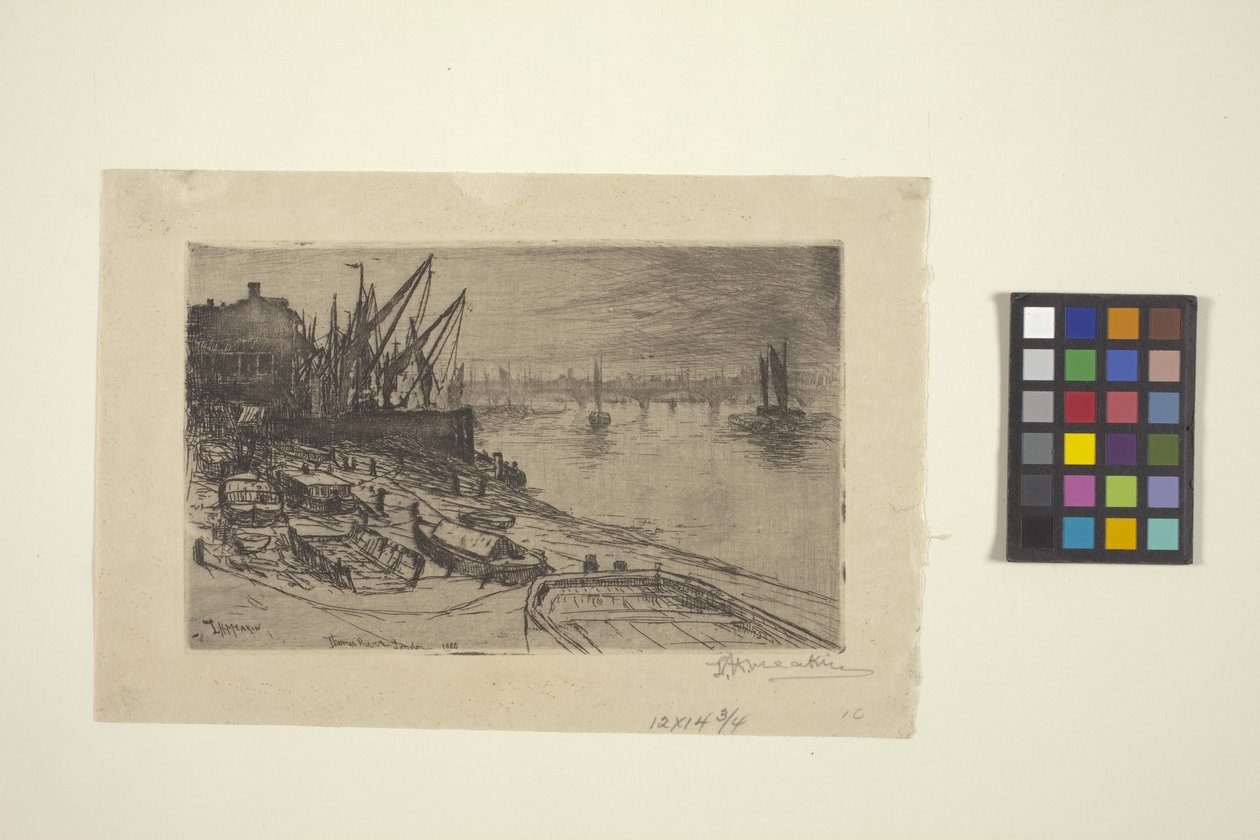 Themse, bei London von Lewis Henry Meakin