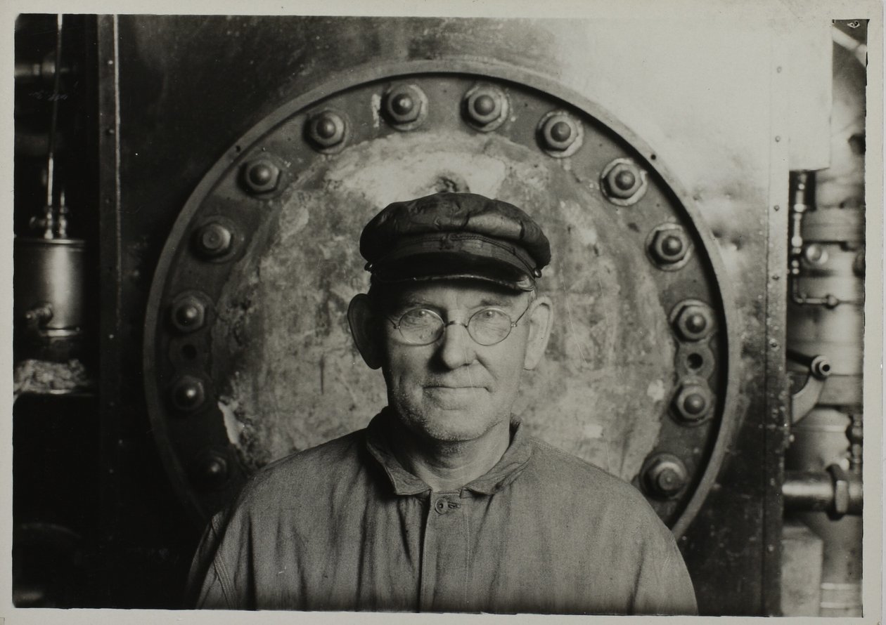 Boss im Kraftwerk von Lewis Wickes Hine