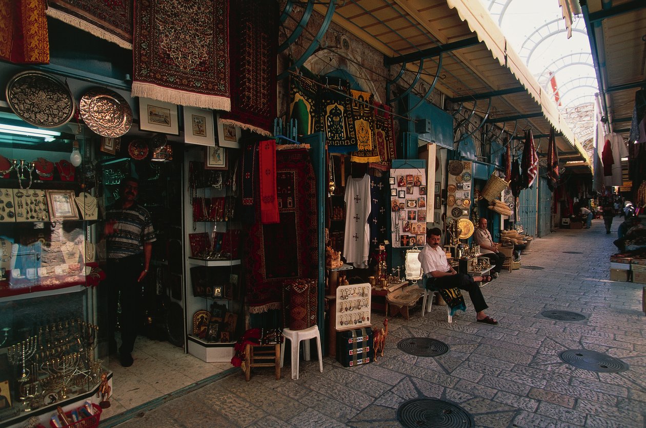 Muslimisches Viertel, Jerusalem (Foto) von Unbekannt Unbekannt