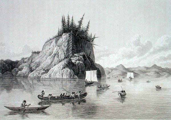 Expedition über den Lake Prosperous, 30. Mai von Lieutenant (after) Hood