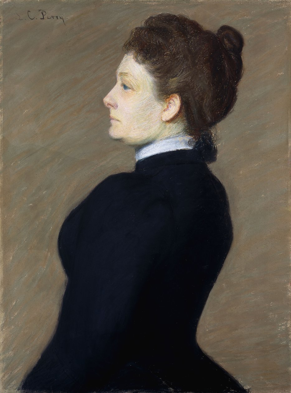 Dame in Schwarz von Lilla Cabot Perry