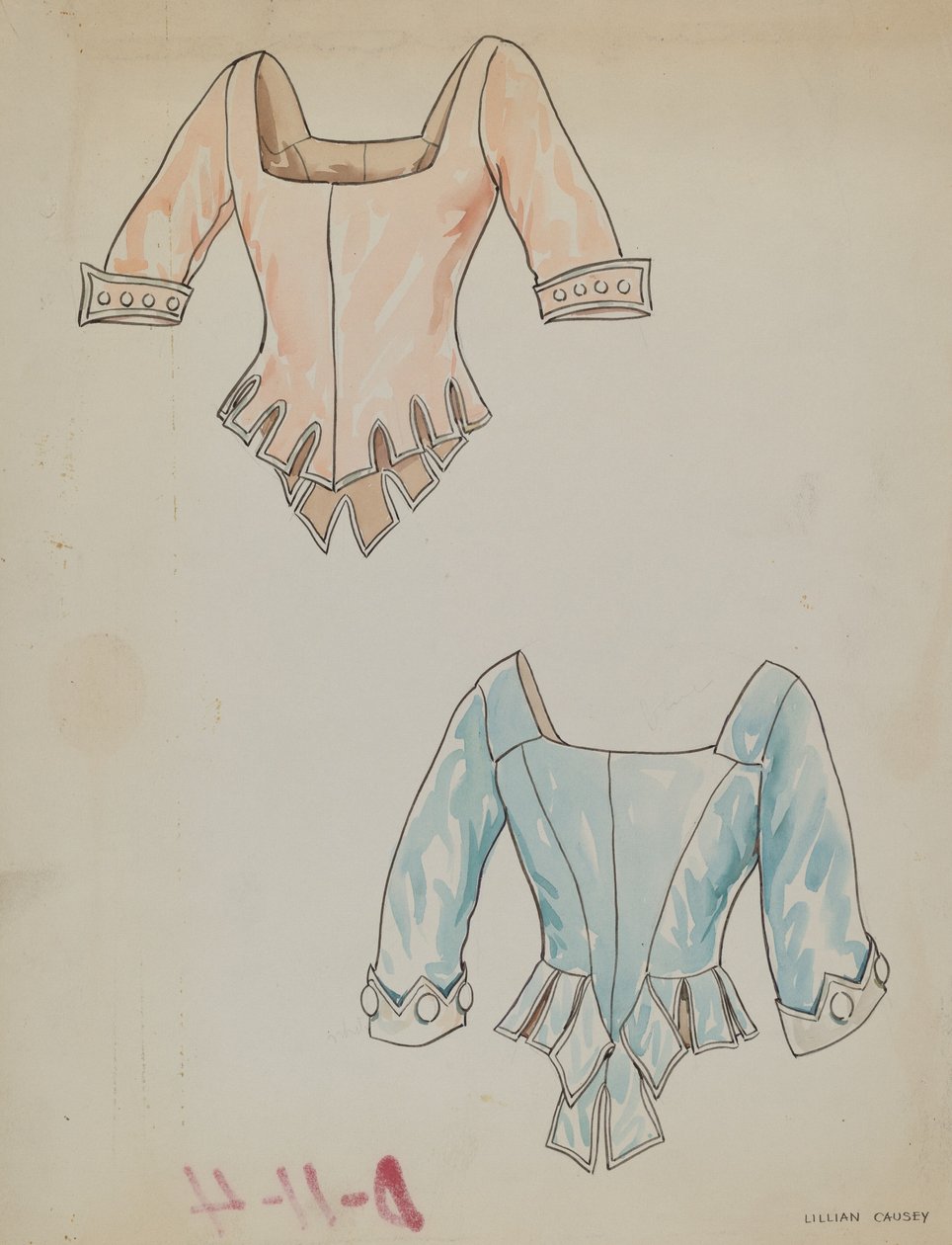 Satin-Mieder von Lillian Causey