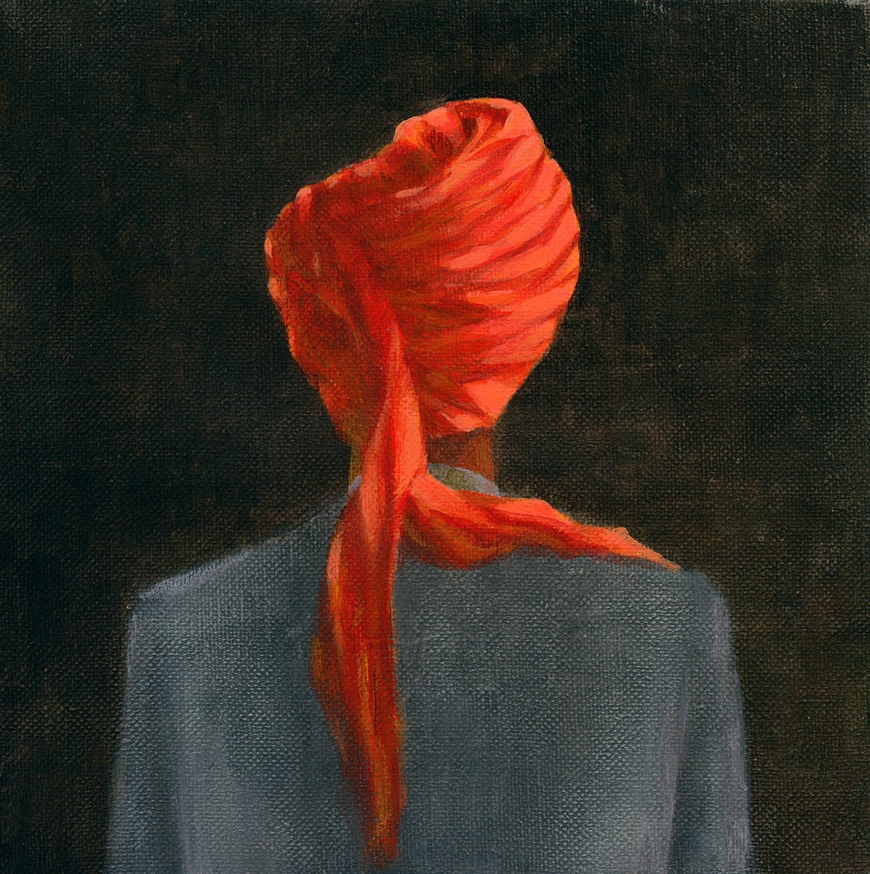 Roter Turban von Lincoln Seligman